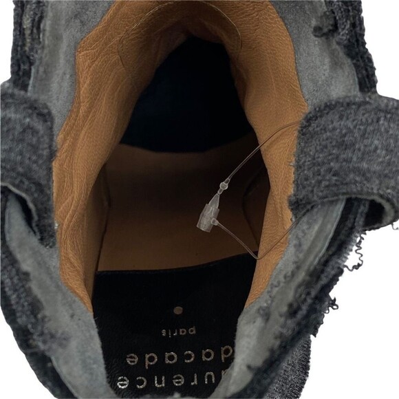 Laurence Dacade Womens Ankle Booties Black Patchwork  Pull On Sz 4.5 French 35 - Picture 7 of 8